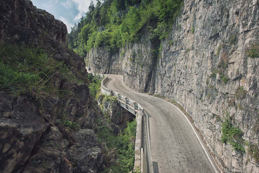 Riding to the Gavia Pass